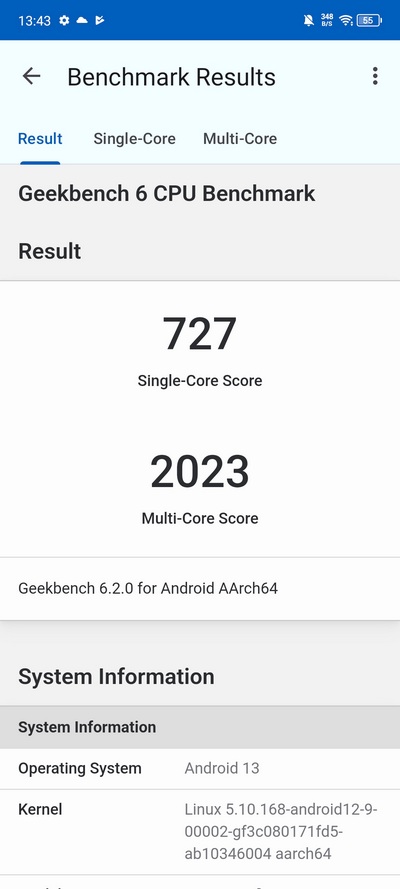 Infinix ZERO 30 (4G) в Geekbench